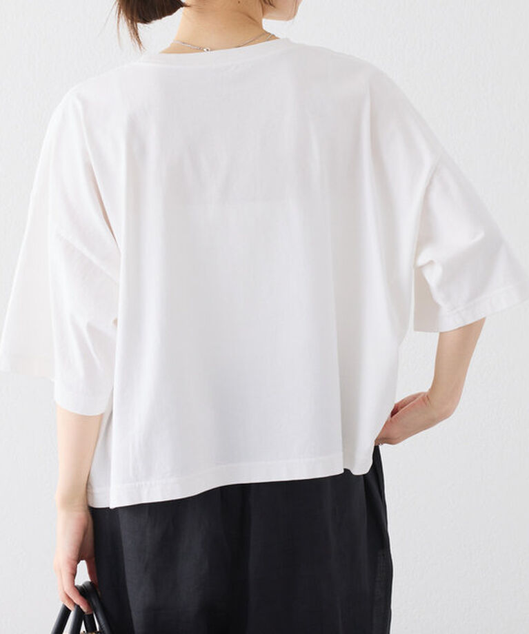  「スーピマコットンBIGロゴショートTシャツ」|プルオーバー|