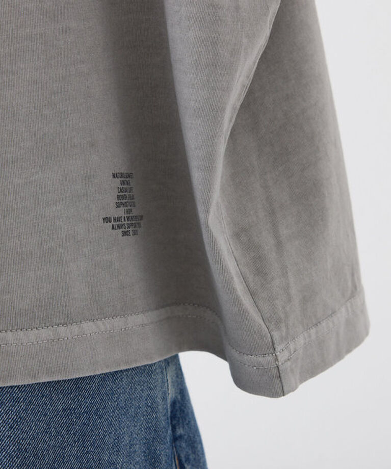 「スーピマコットンBIGロゴショートTシャツ」|プルオーバー|