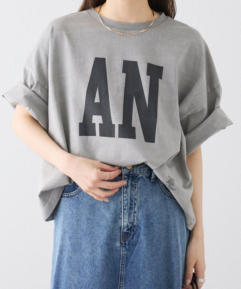  「スーピマコットンBIGロゴショートTシャツ」|プルオーバー|