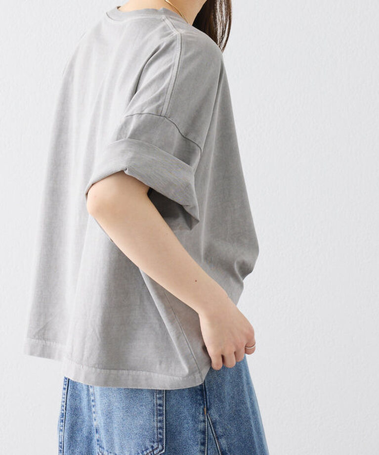  「スーピマコットンBIGロゴショートTシャツ」|プルオーバー|