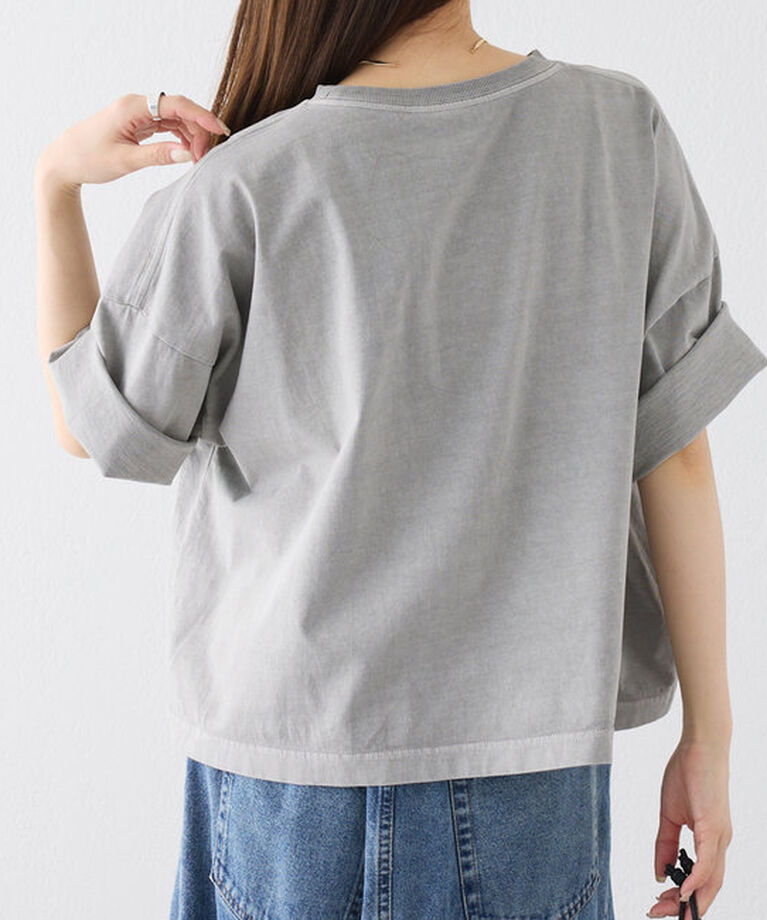  「スーピマコットンBIGロゴショートTシャツ」|プルオーバー|