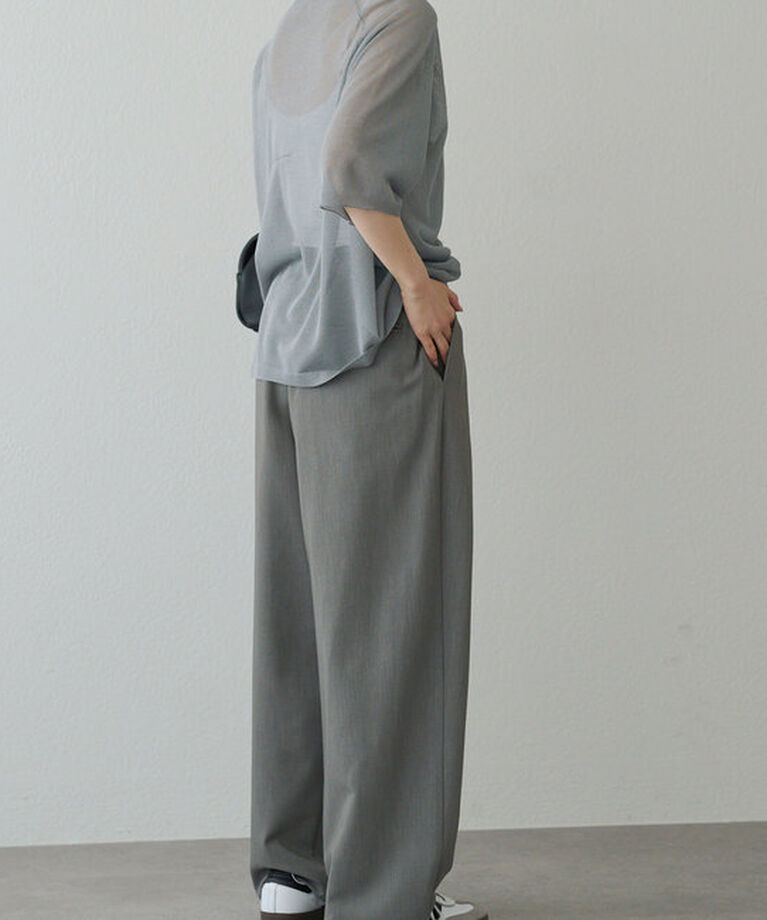  「ツータックウエストゴムストレッチパンツ」|その他|