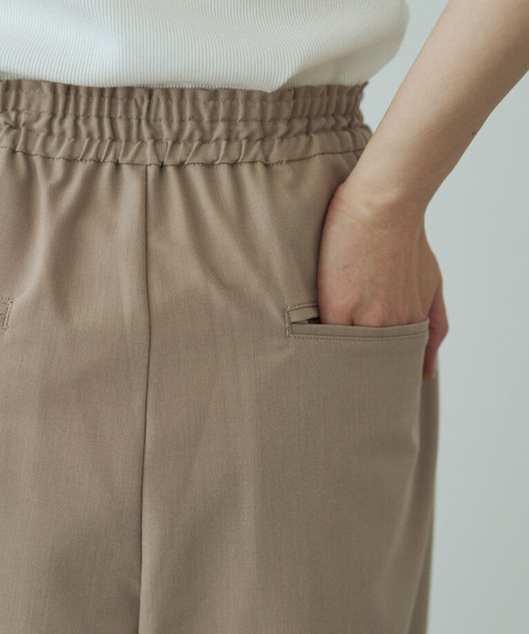  「ツータックウエストゴムストレッチパンツ」|その他|