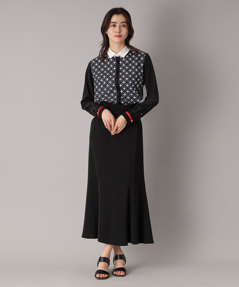 DRESSTERIOR「【大人百花春号掲載 モデル美香さん着用】バックストラップマーメイドスカート」|スカート|