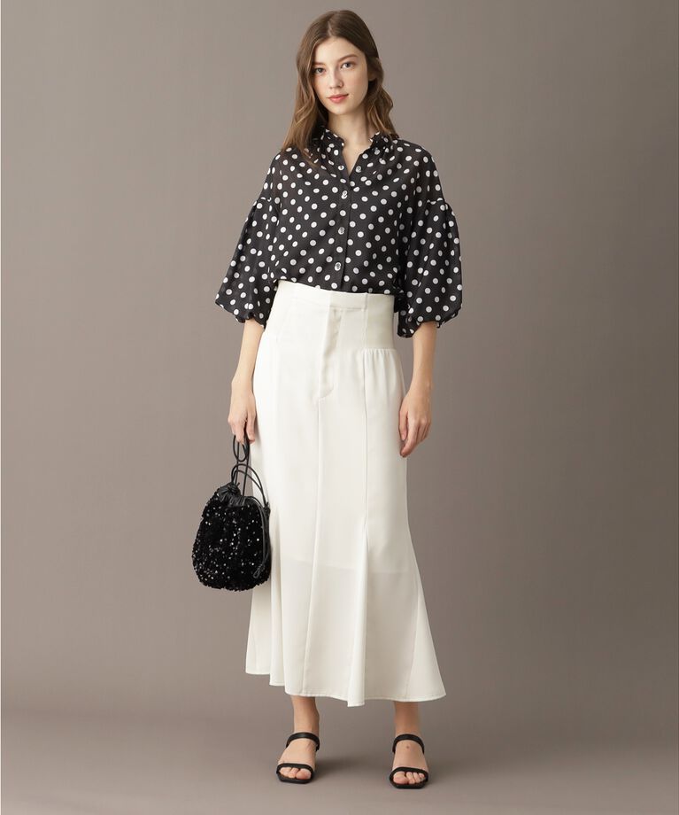 DRESSTERIOR「【大人百花春号掲載 モデル美香さん着用】バックストラップマーメイドスカート」|スカート|