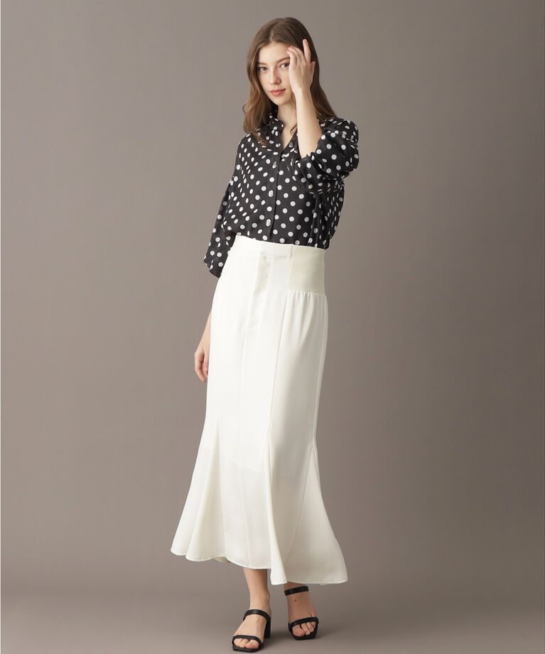DRESSTERIOR「【大人百花春号掲載 モデル美香さん着用】バックストラップマーメイドスカート」|スカート|