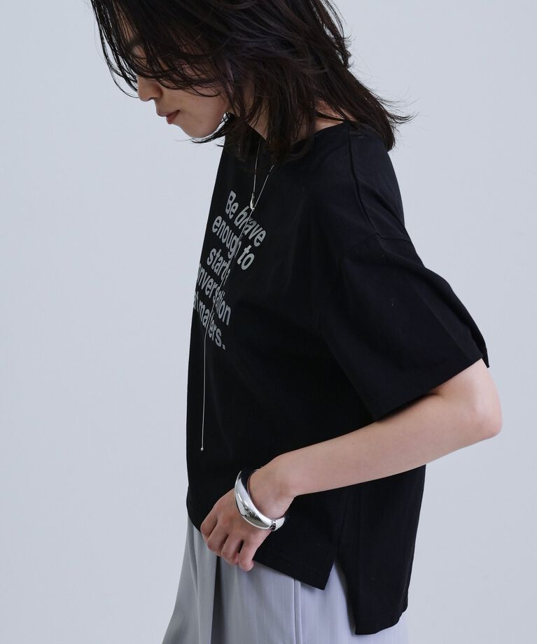 GALLEST「【再入荷】ボックスシルエットロゴTシャツ」|Tシャツ・カットソー|