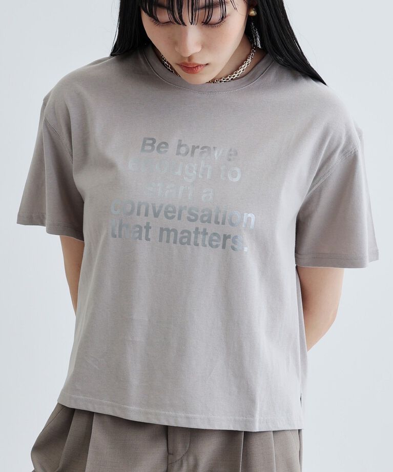 GALLEST「【再入荷】ボックスシルエットロゴTシャツ」|Tシャツ・カットソー|