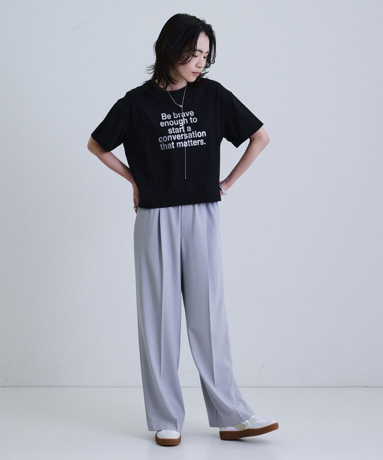 GALLEST「【再入荷】ボックスシルエットロゴTシャツ」|Tシャツ・カットソー|