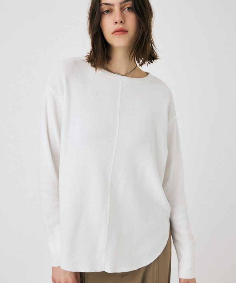 MOUSSY「THERMAL ロンT」|Tシャツ・カットソー|O/WHT1