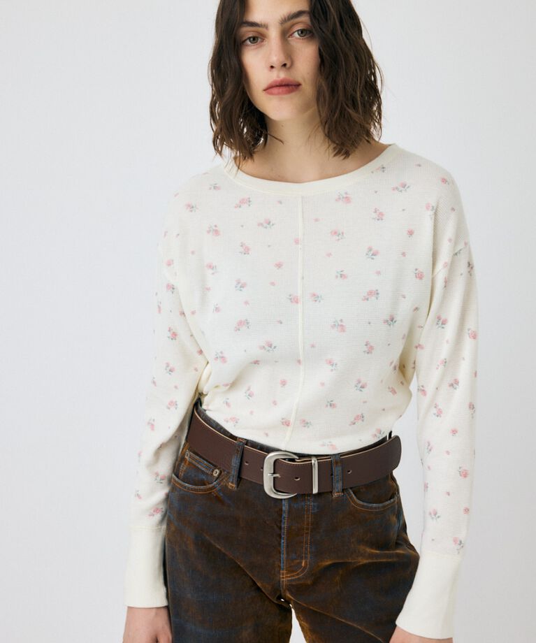 MOUSSY「THERMAL ロンT」|Tシャツ・カットソー|柄PNK5