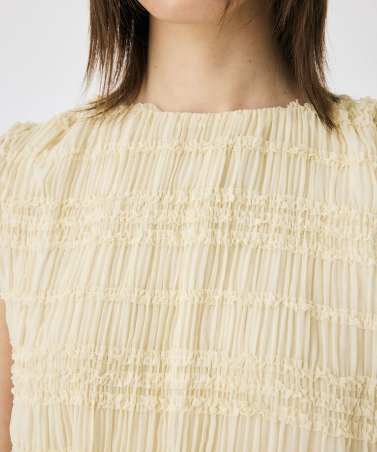 MOUSSY「FRILL CHIFFON ブラウス」|シャツ・ブラウス|