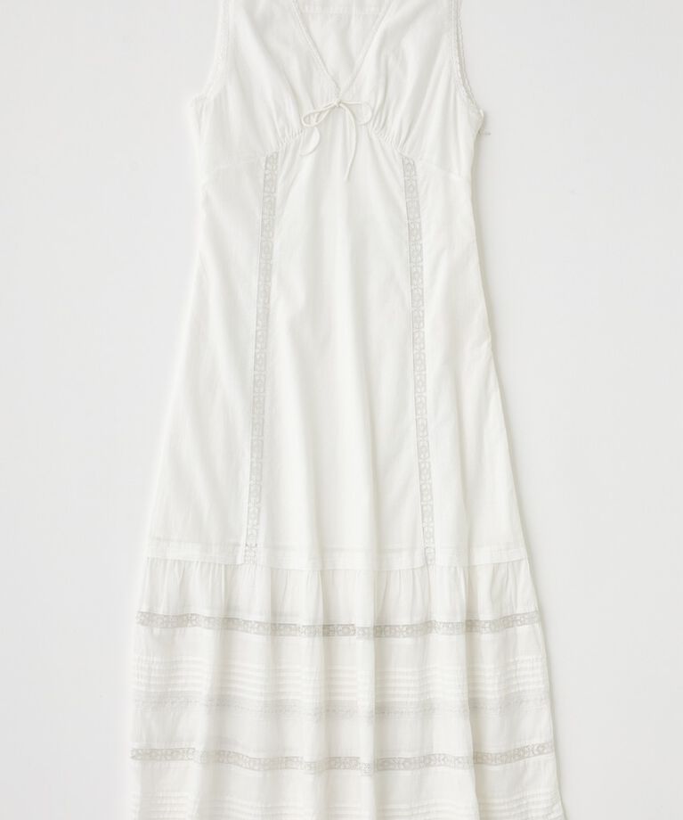 MOUSSY「LACE LONG ドレス」|ワンピース|