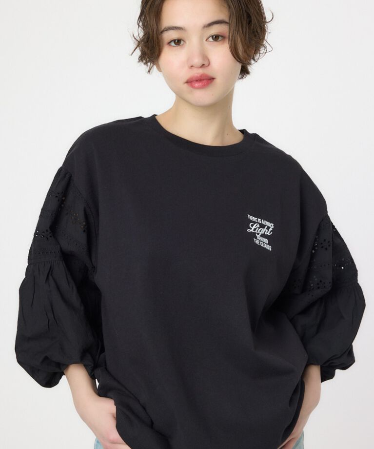 RODEO CROWNS「バルーンスリーブトップス」|Tシャツ・カットソー|BLK