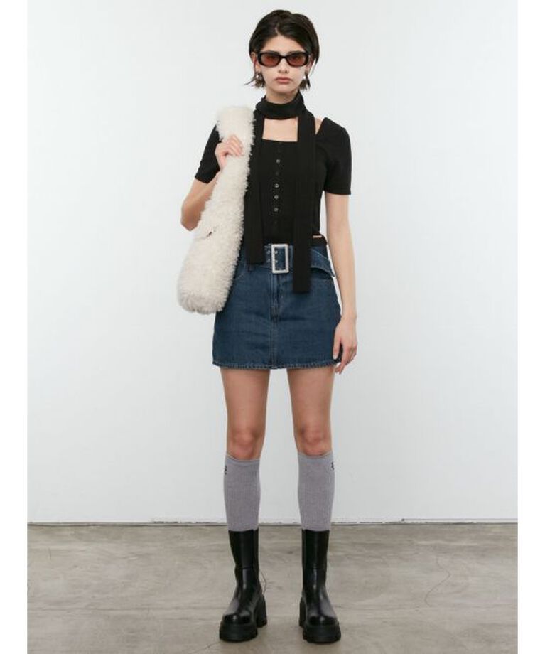 EMODA「【WEB限定】フェイクファーバルキーバッグ」|ハンドバッグ|