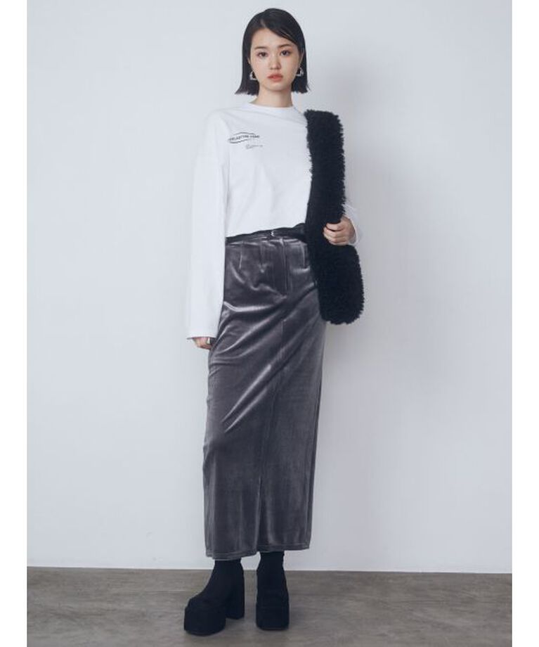 EMODA「【WEB限定】フェイクファーバルキーバッグ」|ハンドバッグ|