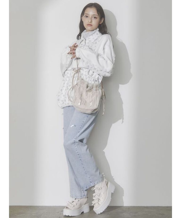 merry jenny「【再入荷】ribbonスパンコールポシェット」|ショルダー・メッセンジャー|