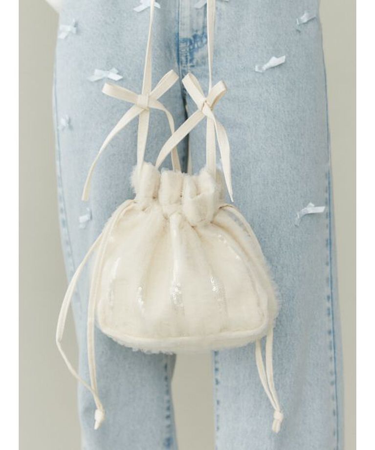 merry jenny「【再入荷】ribbonスパンコールポシェット」|ショルダー・メッセンジャー|