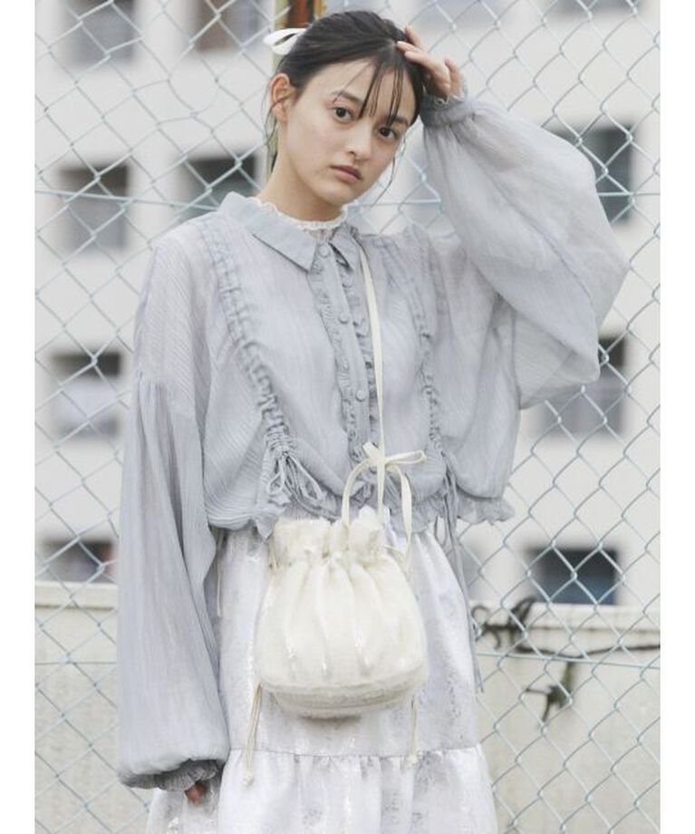 merry jenny「【再入荷】ribbonスパンコールポシェット」|ショルダー・メッセンジャー|