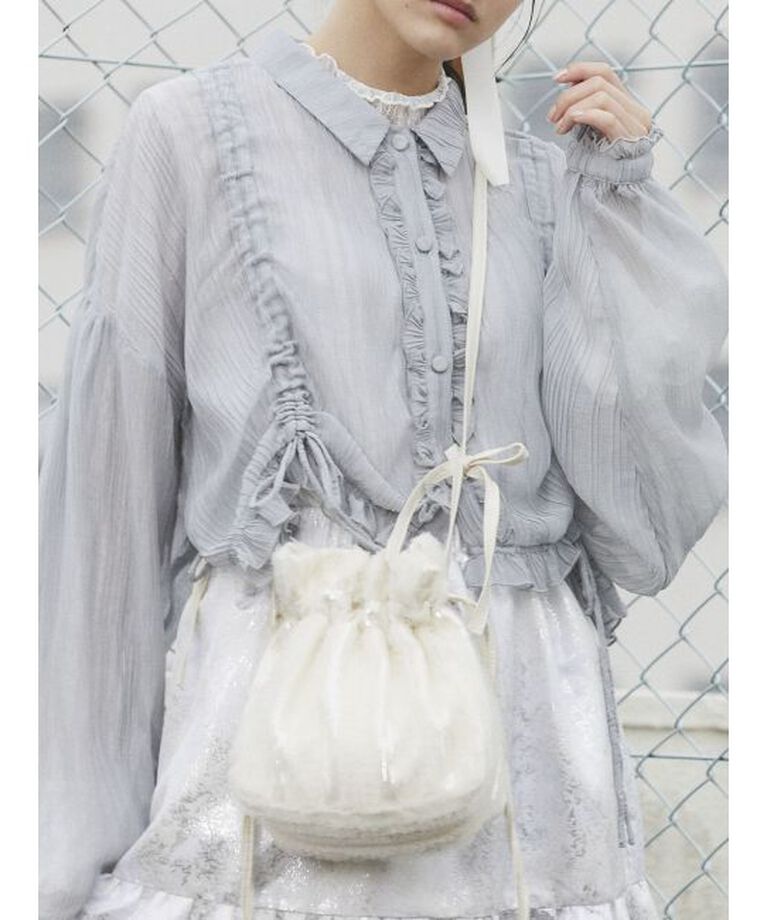 merry jenny「【再入荷】ribbonスパンコールポシェット」|ショルダー・メッセンジャー|