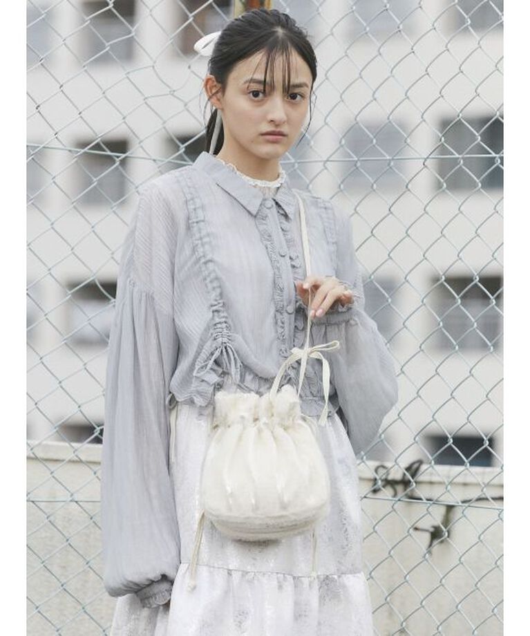 merry jenny「【再入荷】ribbonスパンコールポシェット」|ショルダー・メッセンジャー|