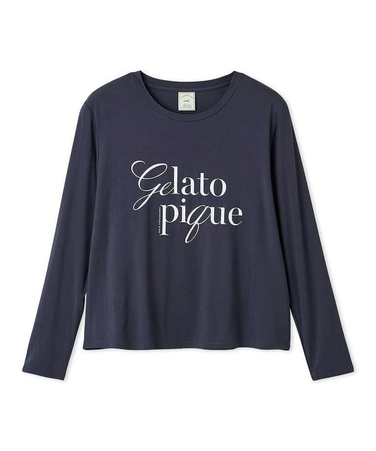 gelato pique「【接触冷感】レーヨンロゴロンT」|ルームウェア|