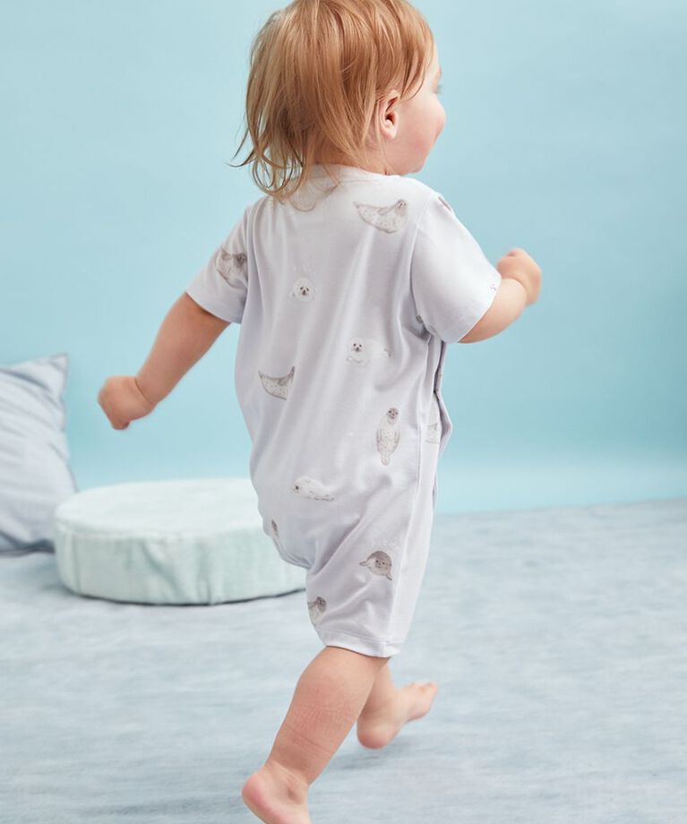 GELATO PIQUE KIDS & BABY「【BABY】【接触冷感】あざらし柄ロンパース」|ロンパース|