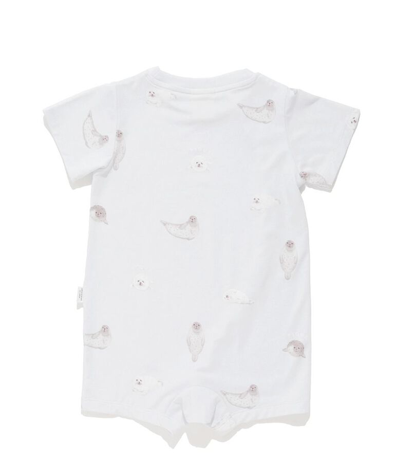 GELATO PIQUE KIDS & BABY「【BABY】【接触冷感】あざらし柄ロンパース」|ロンパース|