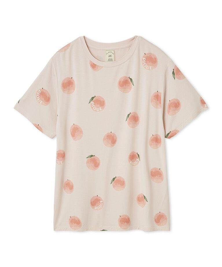 gelato pique「【接触冷感】フルーツ柄Tシャツ」|ルームウェア|