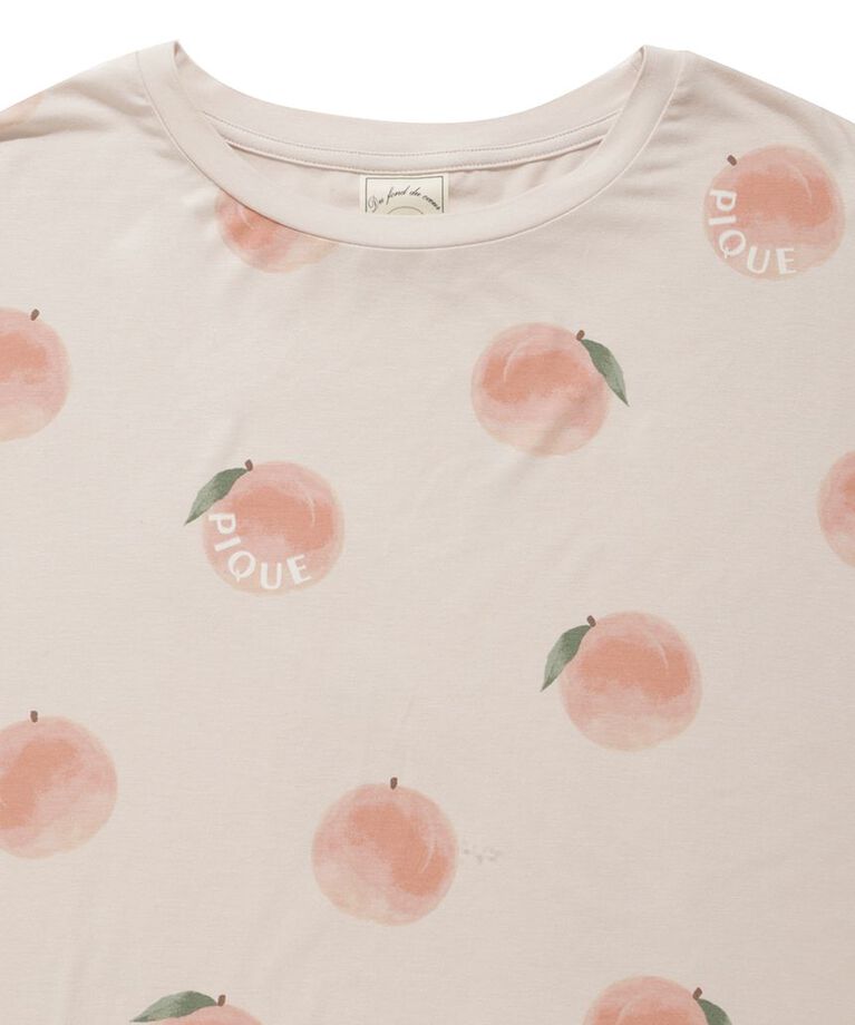 gelato pique「【接触冷感】フルーツ柄Tシャツ」|ルームウェア|