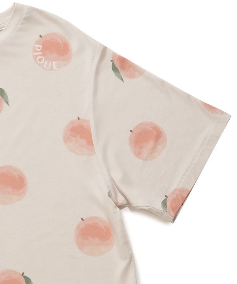 gelato pique「【接触冷感】フルーツ柄Tシャツ」|ルームウェア|