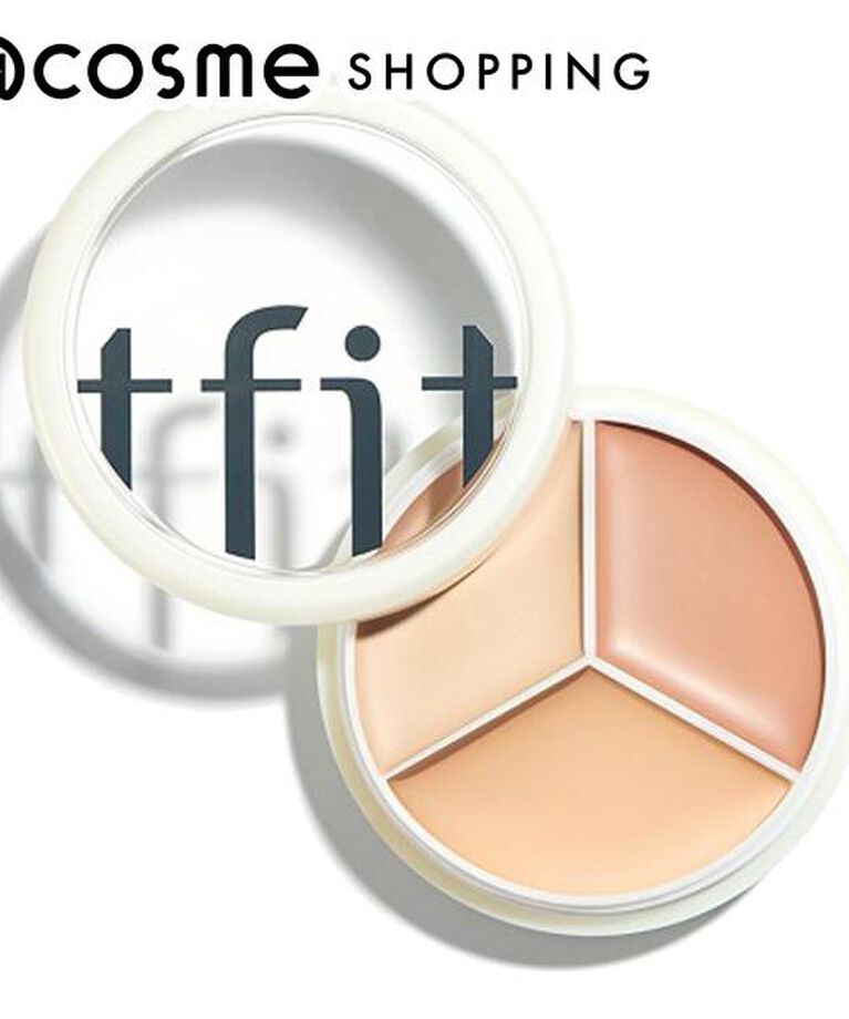  「tfit カバーアップコンシーラー クール 高カバー高密着 (15g(5g×3))」|ファンデーション|その他