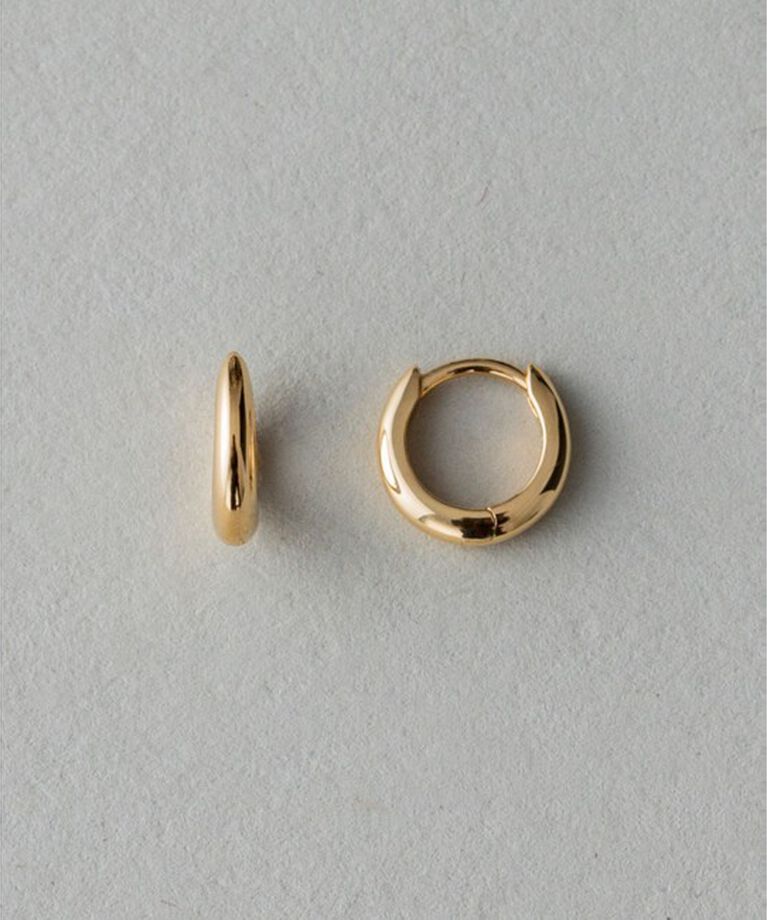 ete「K18YG フープ ピアス」|ピアス|イエローゴールド