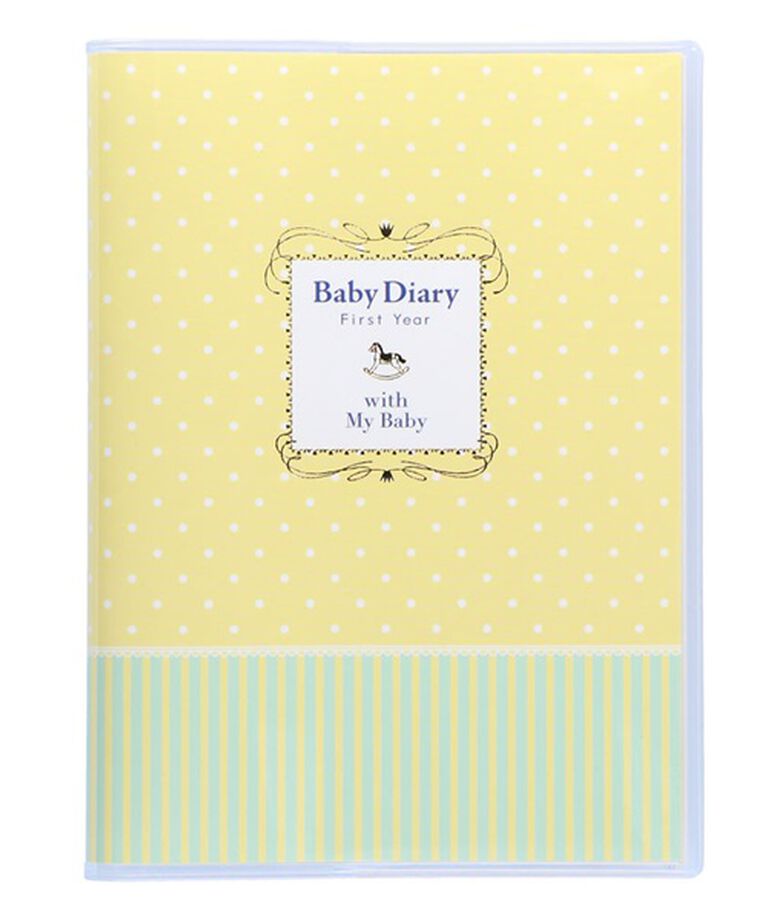  「ベビー・ダイアリー A5　ポニー/ Contents Diary」|その他ベビー用品|イエロー