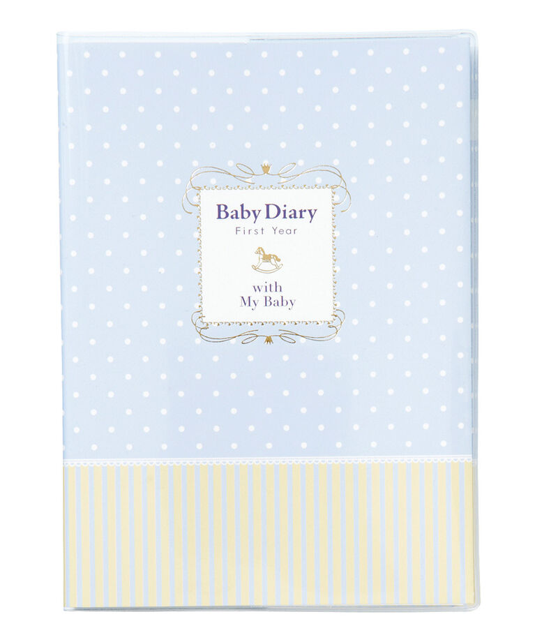  「ベビー・ダイアリー A5　ポニー/ Contents Diary」|その他ベビー用品|ブルー