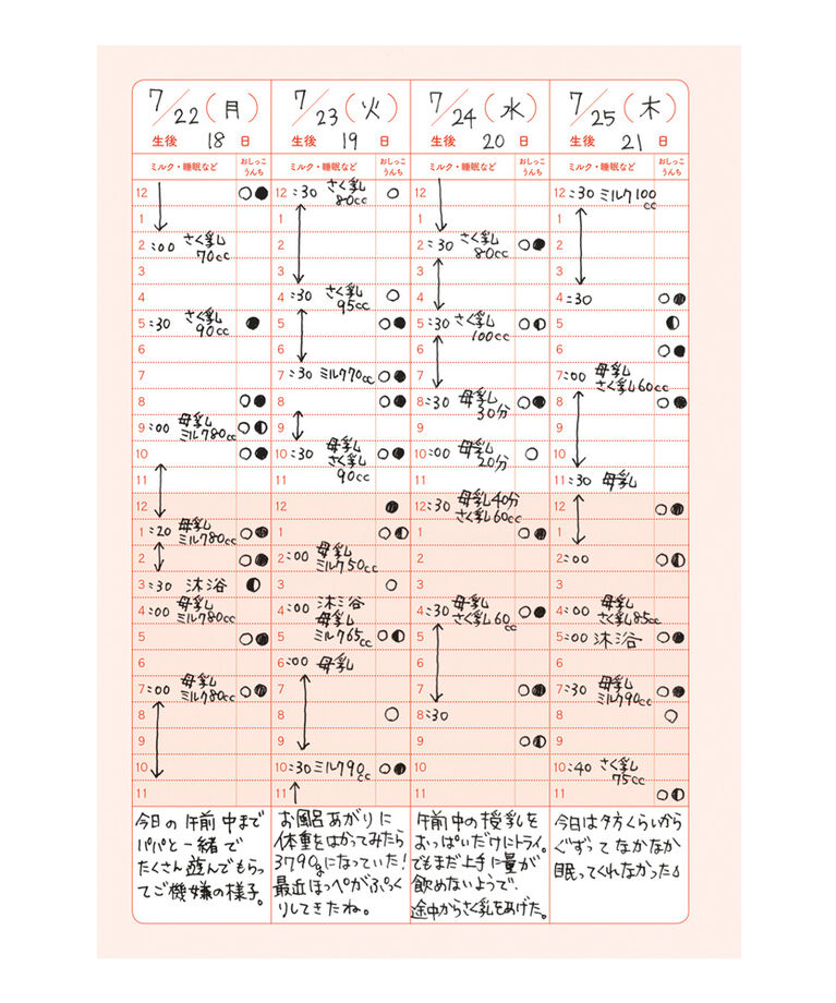  「ベビー・ダイアリー A5　ポニー/ Contents Diary」|その他ベビー用品|