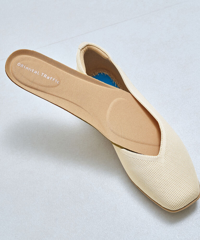 ORiental TRaffic「【洗濯OK】ニットパンプス/R-3215 軽量 フラットパンプス 通気性 人気 売れてる トレンド 柔らかい」|パンプス|