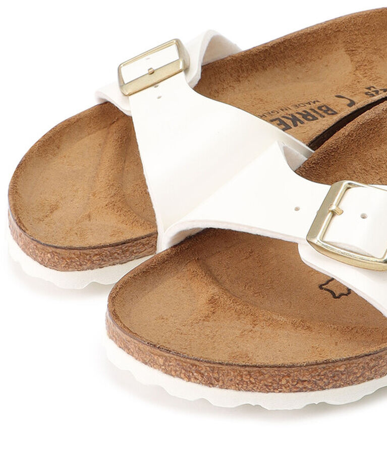 BIRKENSTOCK「【ビルケンシュトック】マドリッド/パテントホワイト ビルコフロー/サンダル レディース」|サンダル|