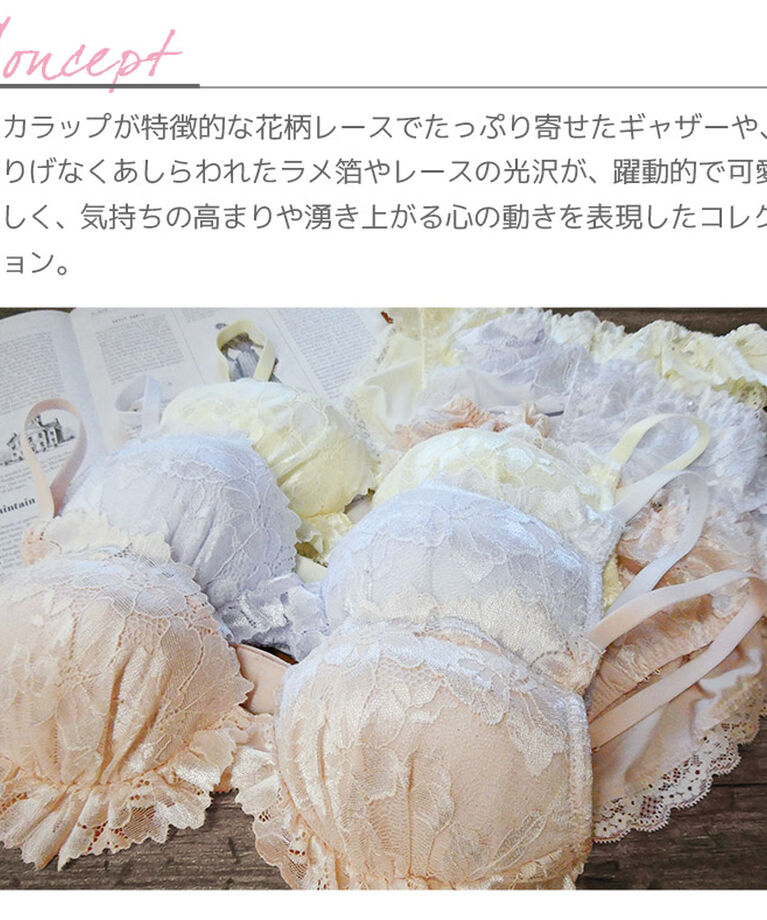 intesucre「アンテシュクレ らくしてキレイ ブラセット B-F/65-75 IBN365」|インナー|