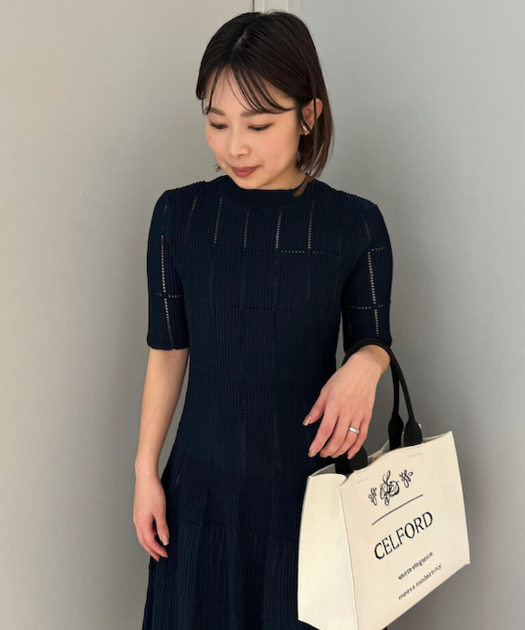 CELFORD「ダイヤヘムディフォメ―ションワンピース」|ワンピース|