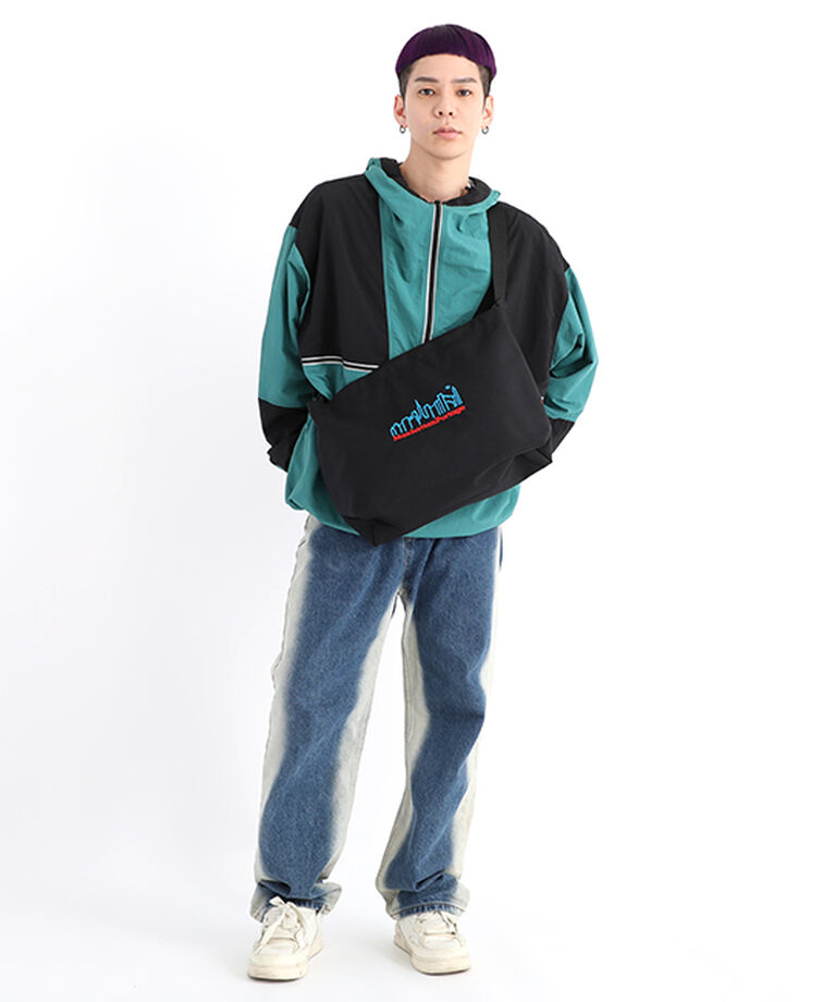 Manhattan Portage「Clearview Shoulder Bag 3D Embroidery Neon」|ショルダー・メッセンジャー|