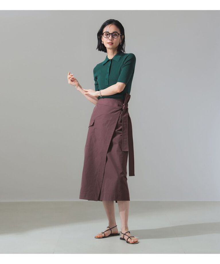 Demi-Luxe BEAMS 「セミラップ スカート」|スカート|
