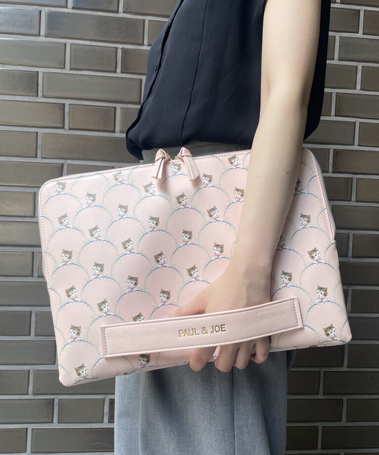 PAUL&JOE「【直営店限定】インナーキャリングケース／ポール＆ジョー・デジタルアクセサリー・ビジネス」|モバイルケース|ネコ