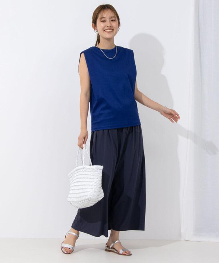 NOLLEY'S「タックノースリーブプルオーバーカットソー」|Tシャツ・カットソー|