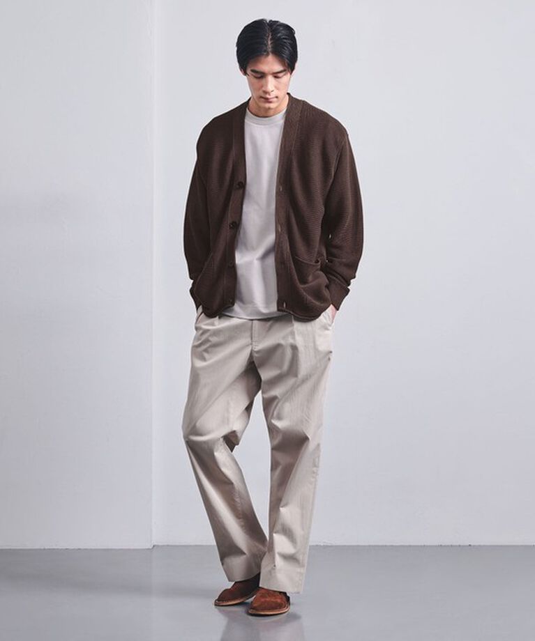 UNITED ARROWS「ペーパーヤーン Vネック カーディガン」|カーディガン|