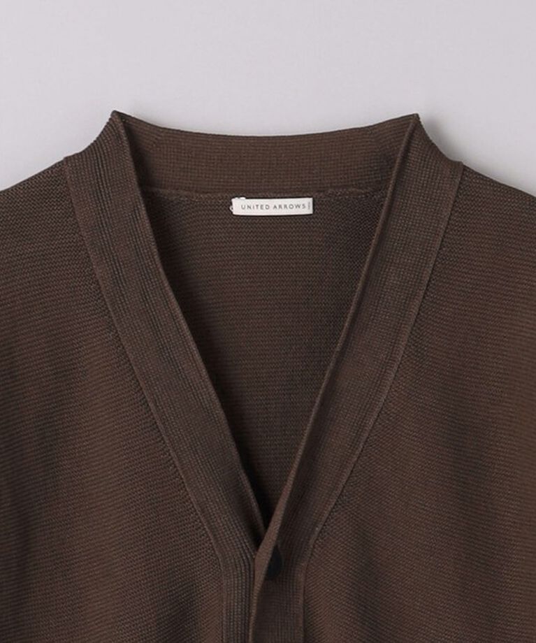 UNITED ARROWS「ペーパーヤーン Vネック カーディガン」|カーディガン|