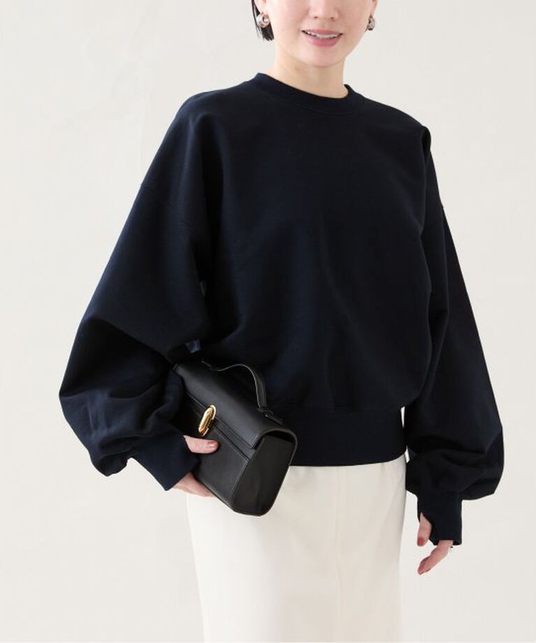 VERMEIL par iena「シルケットコットンsweat」|スウェット・ジャージ|ネイビー