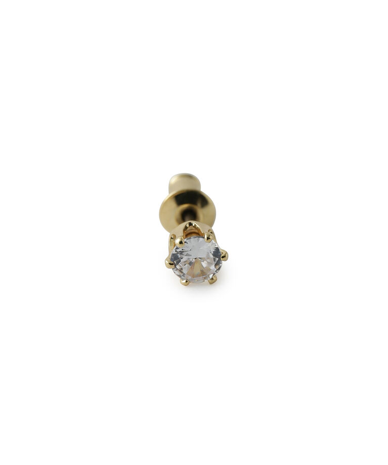 VIS「【WEB限定】ラウンドキュービックジルコニアピアス」|ピアス|