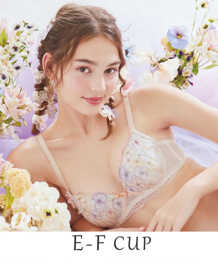 Risa Magli「フィオラ ブラジャー」|インナー|クリーム(050)