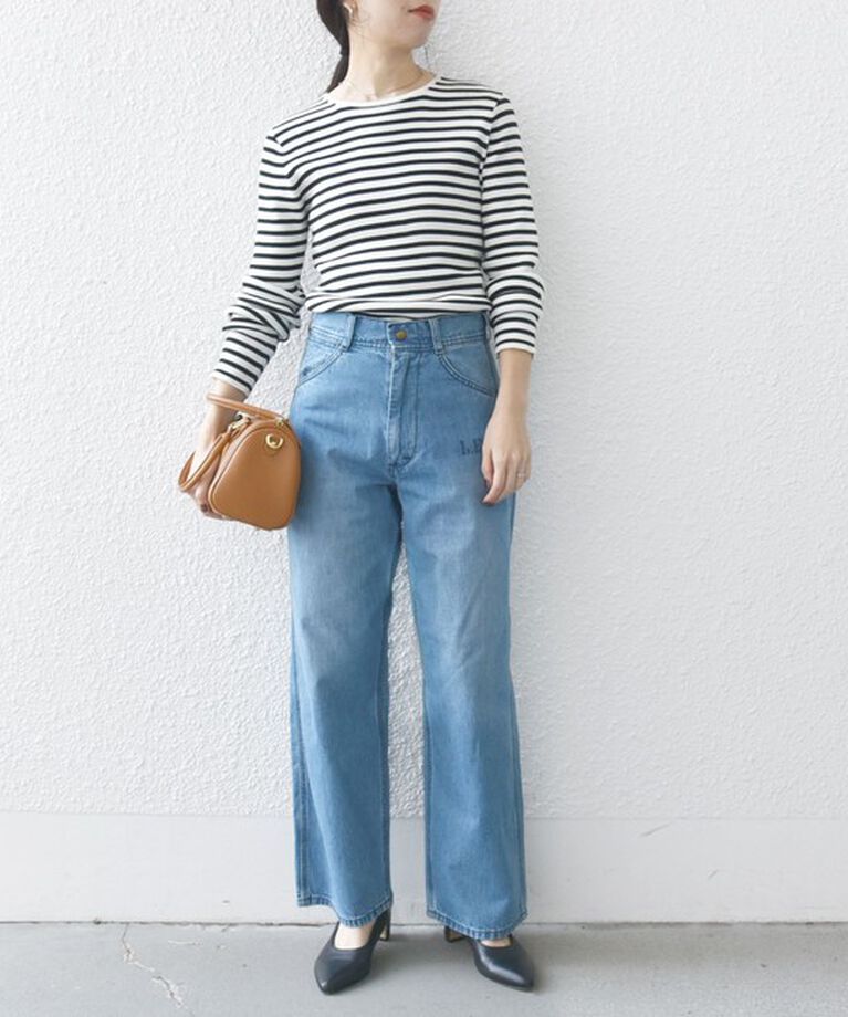 SHIPS any「【SHIPS any別注】Lee: バック レースアップ デニム パンツ 25SS」|デニム|